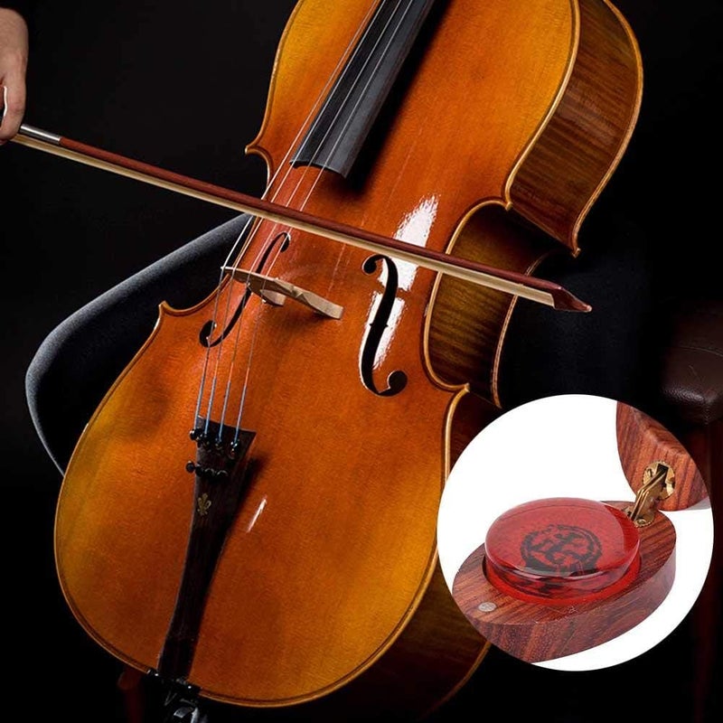 woobles Rosin,Professional Violin Rosin Light Low Dust Rosin for Bows for Violin Viola and Cello in Violin Style with Wood Case (2#) - Image 2